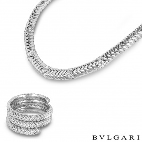 Bvlgari White Gold Diamond Spiga Suite Bvlgari White Gold Diamond Spiga Suite